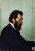 llya Yefimovich Repin Portrait of architect Aleksey Ivanovich Shevtsov oil painting artist